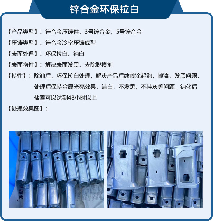 锌合金环保拉白