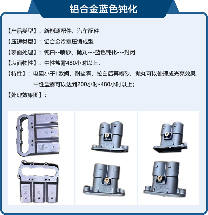 铝合金蓝色钝化